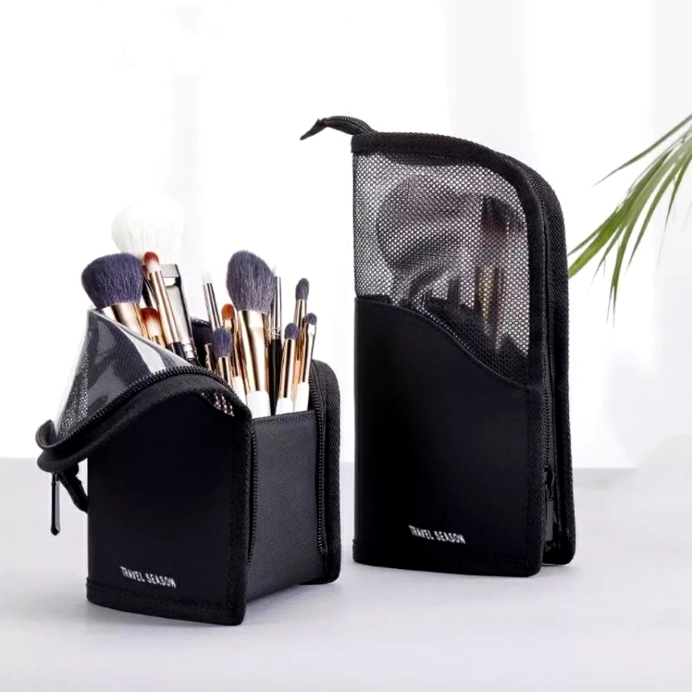 2-in-1 Makeup brush organizer and Stand